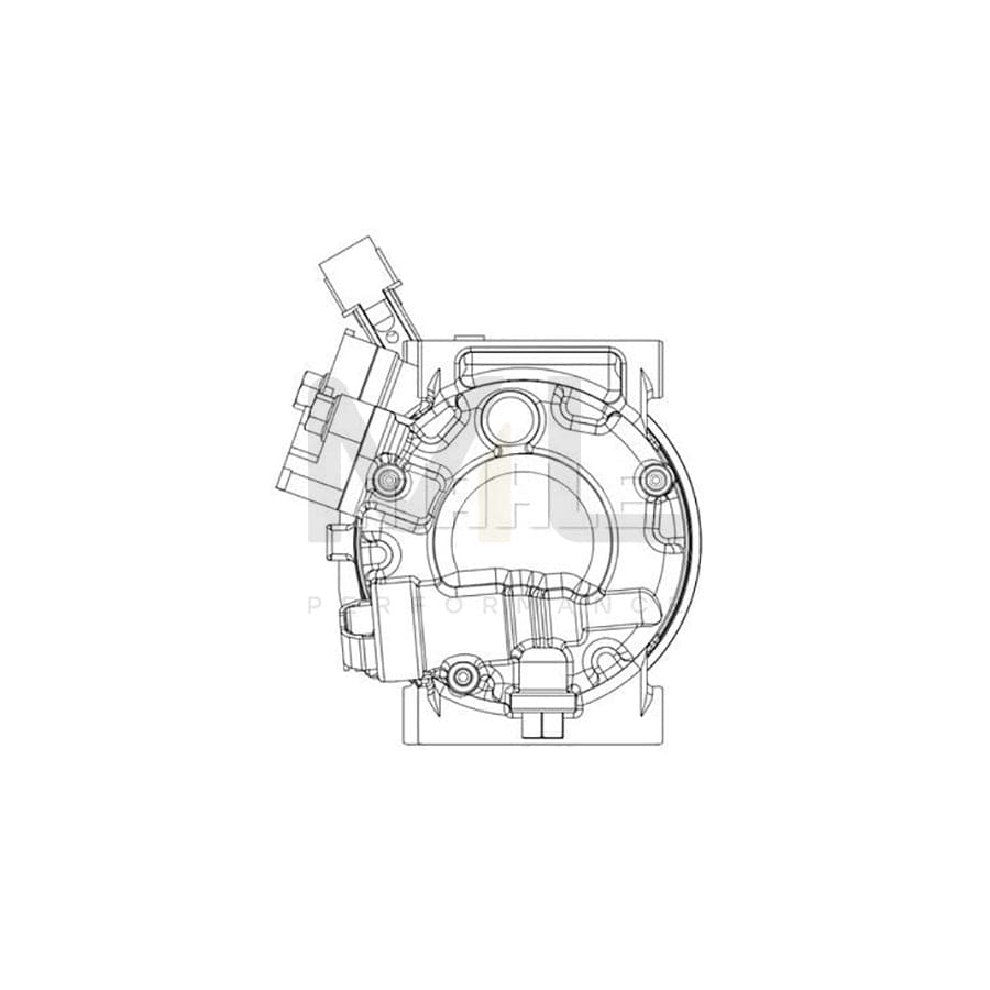 MAHLE ORIGINAL ACP 632 000P Compressor, air conditioning PAG 46 YF, Refrigerant: R 1234yf, R 134a | ML Performance Car Parts