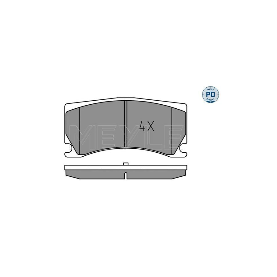 Meyle 025 248 5115/Pd Brake Pad Set