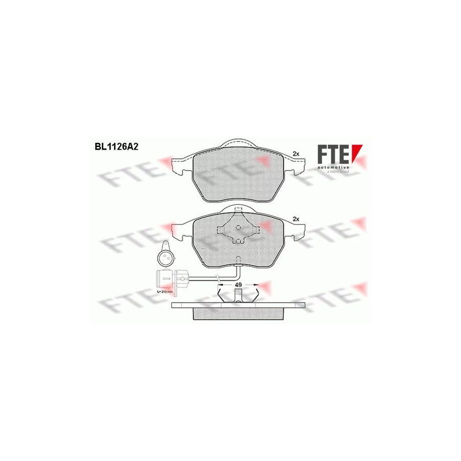 Fte 9010038 Brake Pad Set | ML Performance UK Car Parts