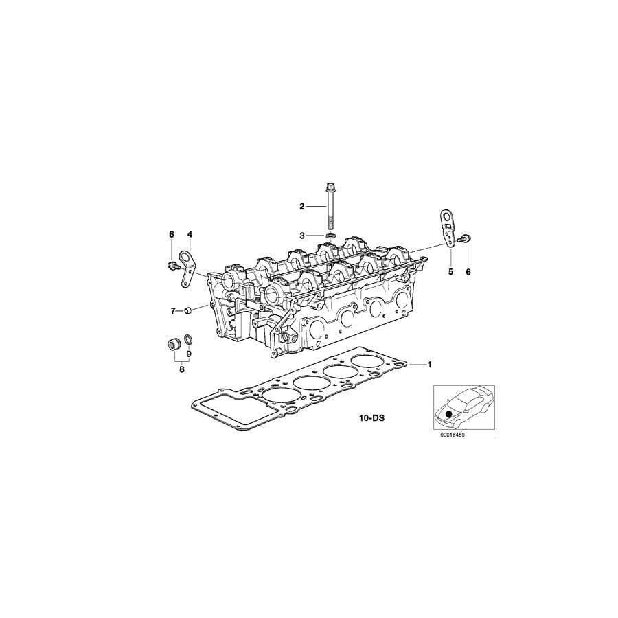 Genuine BMW 11121433464 E39 E38 Cylinder Head Gasket Asbestos-Free 2,07mm (+0,3) (Inc. 535i, 735i & 735iL) | ML Performance UK Car Parts