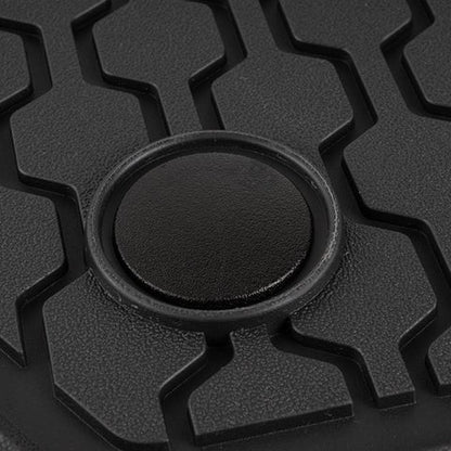 GENUINE FORD 1809466 RANGER RUBBER FLOOR MATS FRONT AND REAR, BLACK WITH RANGER LOGO, FOR SUPER CAB VERSION, 2012 - ONWARDS | ML Performance UK