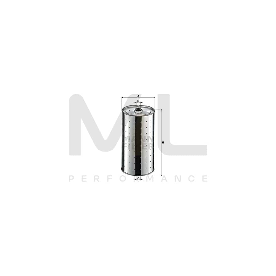 MANN-FILTER PF 1190 x Oil Filter with seal, Filter Insert | ML Performance Car Parts