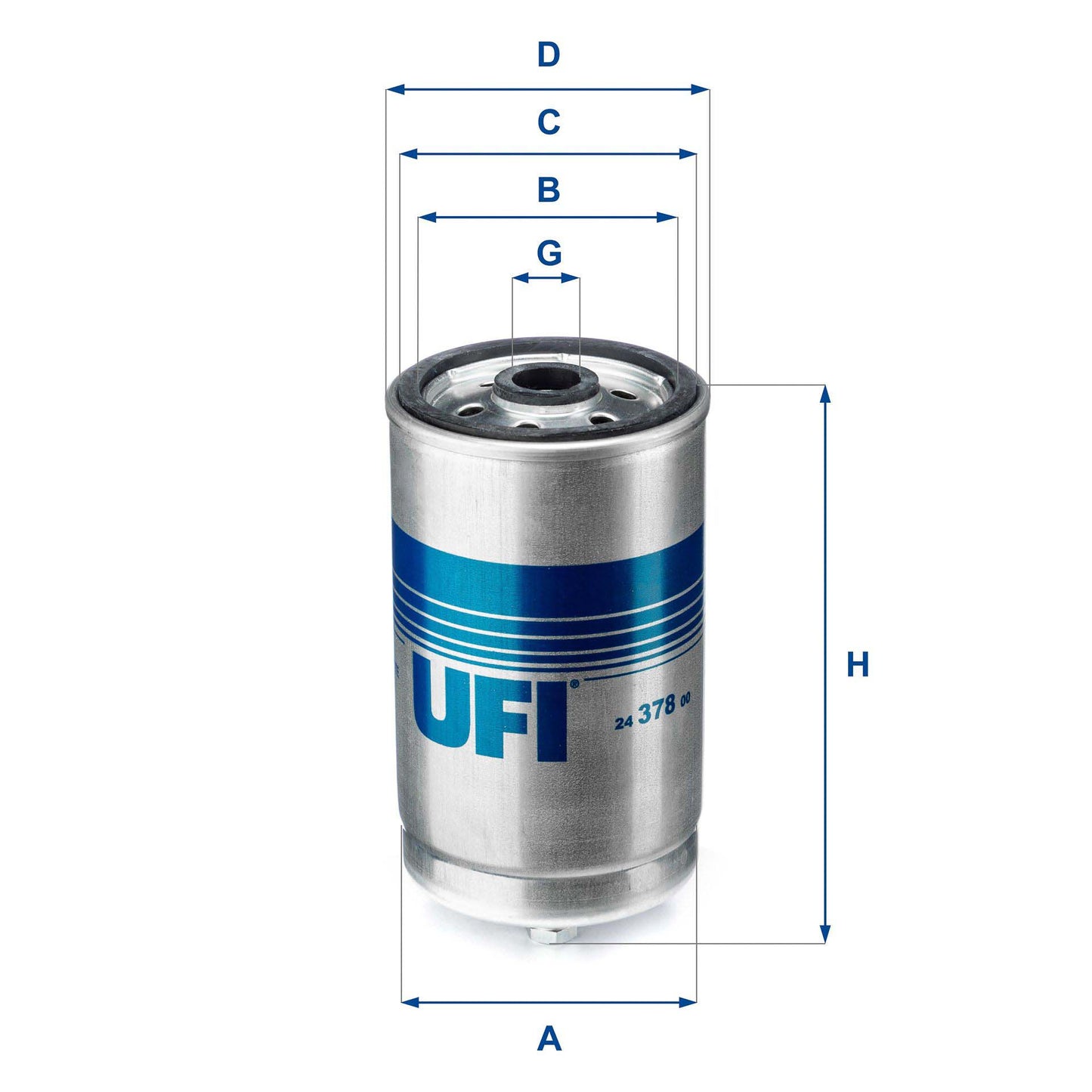 UFI 24.378.00 Fuel Filter