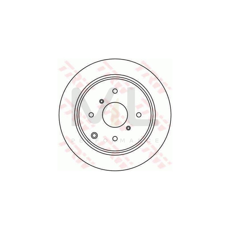 TRW DF1442 Brake Disc Vented | ML Performance Car Parts