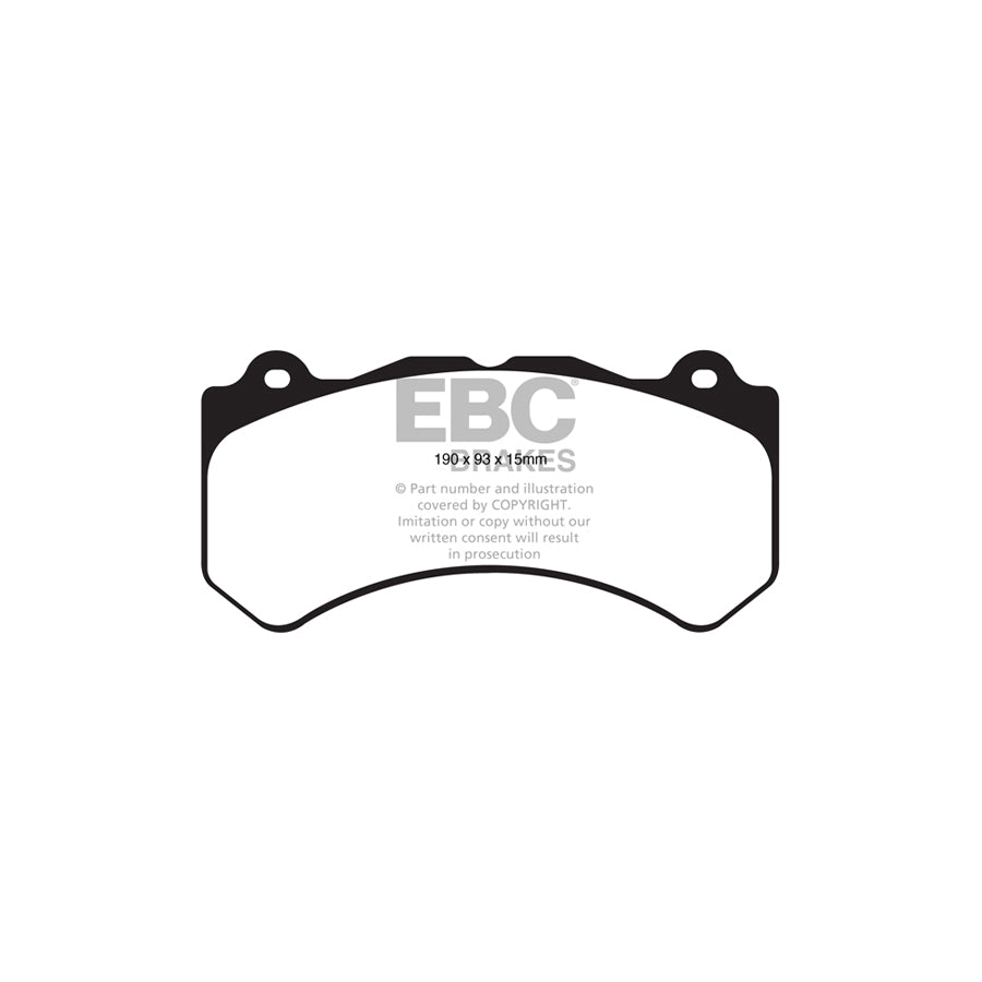 EBC PD14KF732 Dodge Jeep Bluestuff Front Brake Pad & GD Disc Kit - Brembo Caliper (Inc. Durango & Grand Cherokee) 2 | ML Performance UK Car Parts