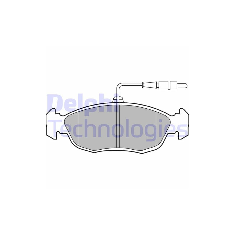 Delphi Lp793 Brake Pad Set