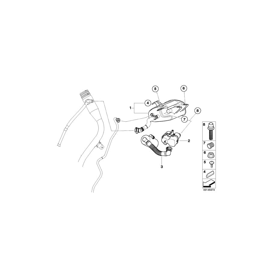 Genuine BMW 16136767907 E83 Activated Charcoal Filter (Inc. X3) | ML Performance UK Car Parts