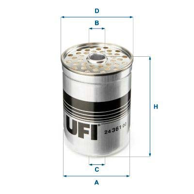 UFI 24.361.00 Fuel Filter