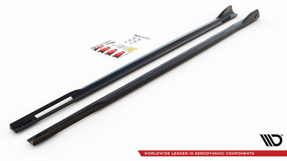 Maxton Design BMW Series 4 M-Pack G22 Side Skirts Diffusers V.2