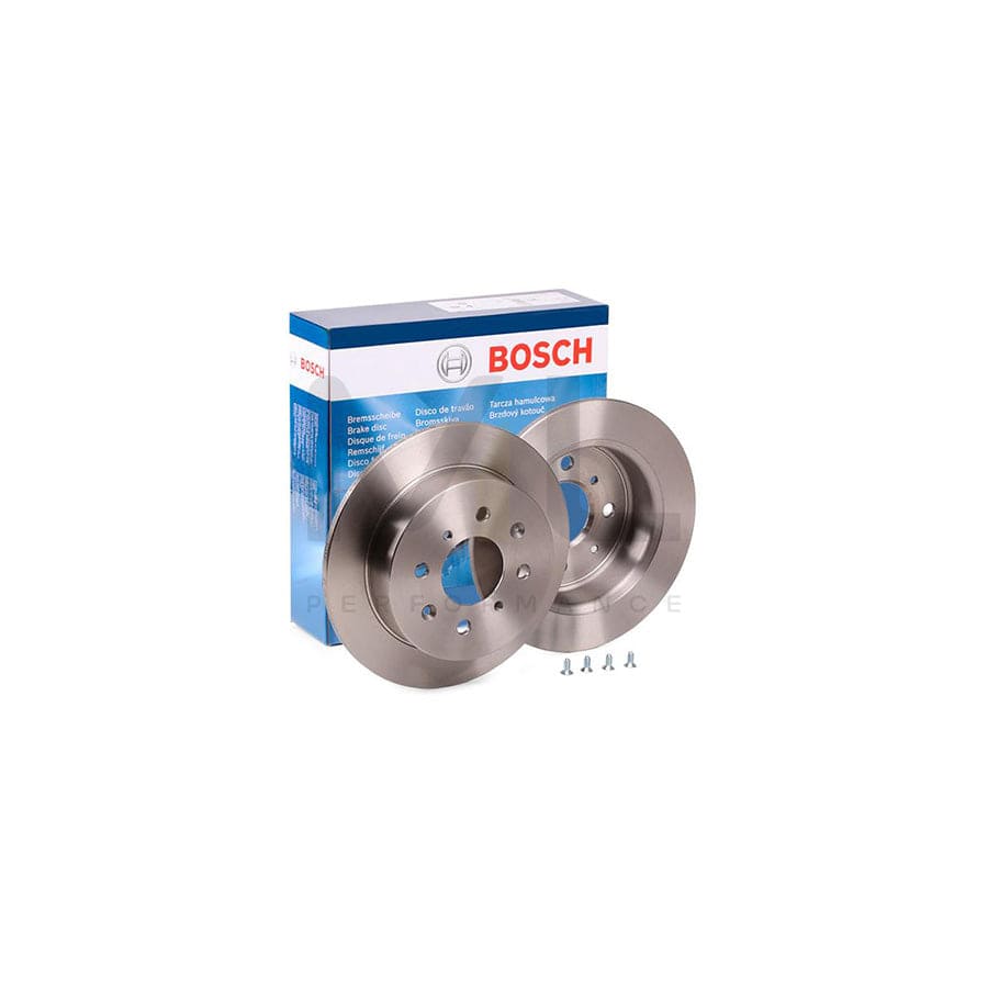 BOSCH 0 986 479 101 Brake Disc Solid, Oiled, with bolts/screws | ML Performance Car Parts