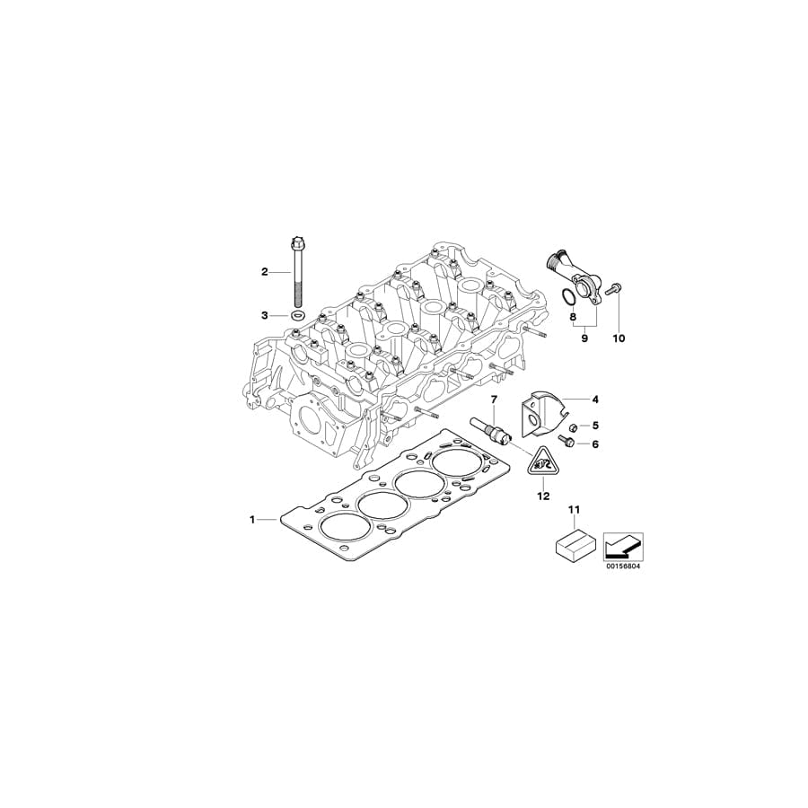 Genuine BMW 11121433950 E36 Cylinder Head Gasket Asbestos-Free 1,74mm (Inc. 318is, 318i & 318ti) | ML Performance UK Car Parts