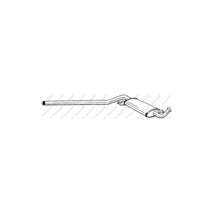 Bosal 285-513 Middle Silencer For Audi A6