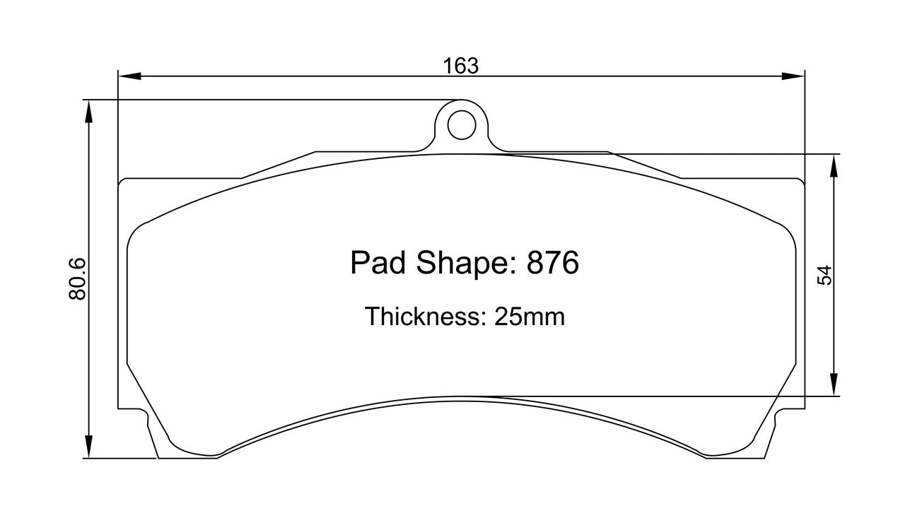 Paragon PBP876 Brake Pads