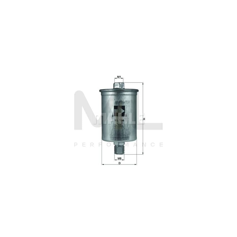 MAHLE ORIGINAL KL 184 Fuel filter In-Line Filter | ML Performance Car Parts