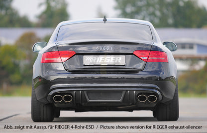 Rieger 00099089 Audi B8 B81 A5 Rear Diffuser 3 | ML Performance UK Car Parts