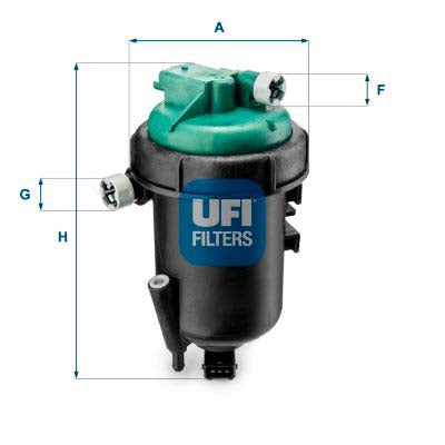 UFI 55.175.00 Fuel Filter For Fiat Doblo