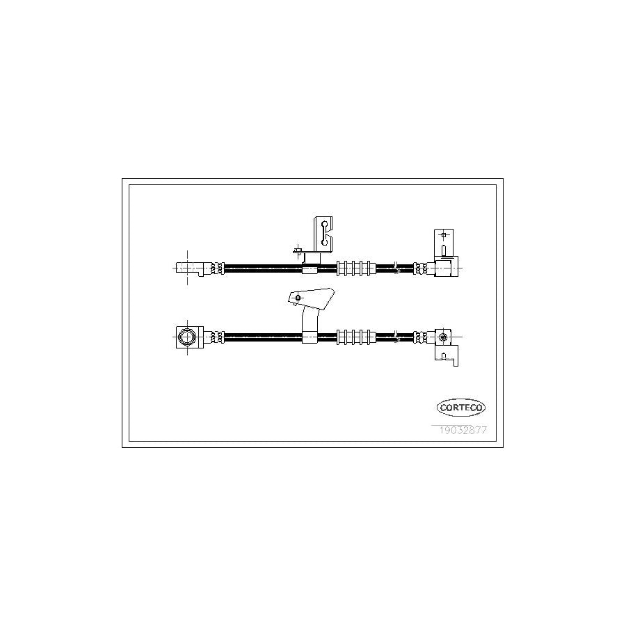 Corteco 19032877 Brake Hose For Chrysler Neon I | ML Performance UK