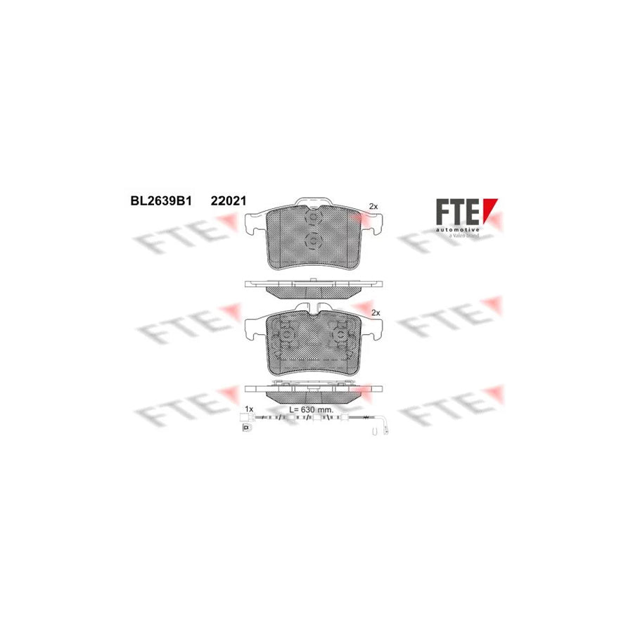 Fte 9011067 Brake Pad Set For Jaguar Xk | ML Performance UK Car Parts