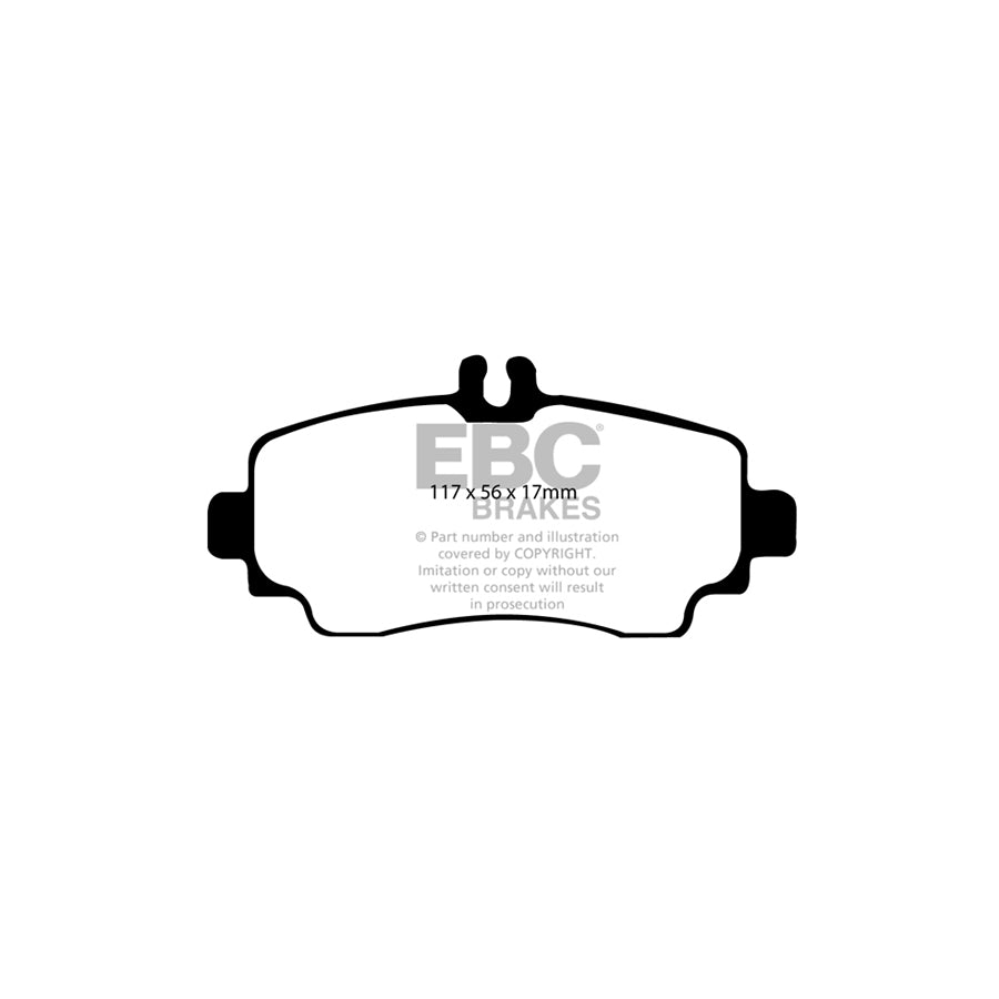 EBC PD01KF1620 Mercedes-Benz W168 Greenstuff Front Brake Pad & Plain Disc Kit  2 | ML Performance UK Car Parts