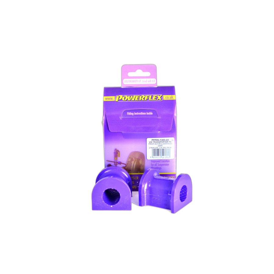 Powerflex PFF85-1303-22 VW Front Anti Roll Bar Bush 22mm (Inc. T6 & T5 Transporter) | ML Performance UK Car Parts