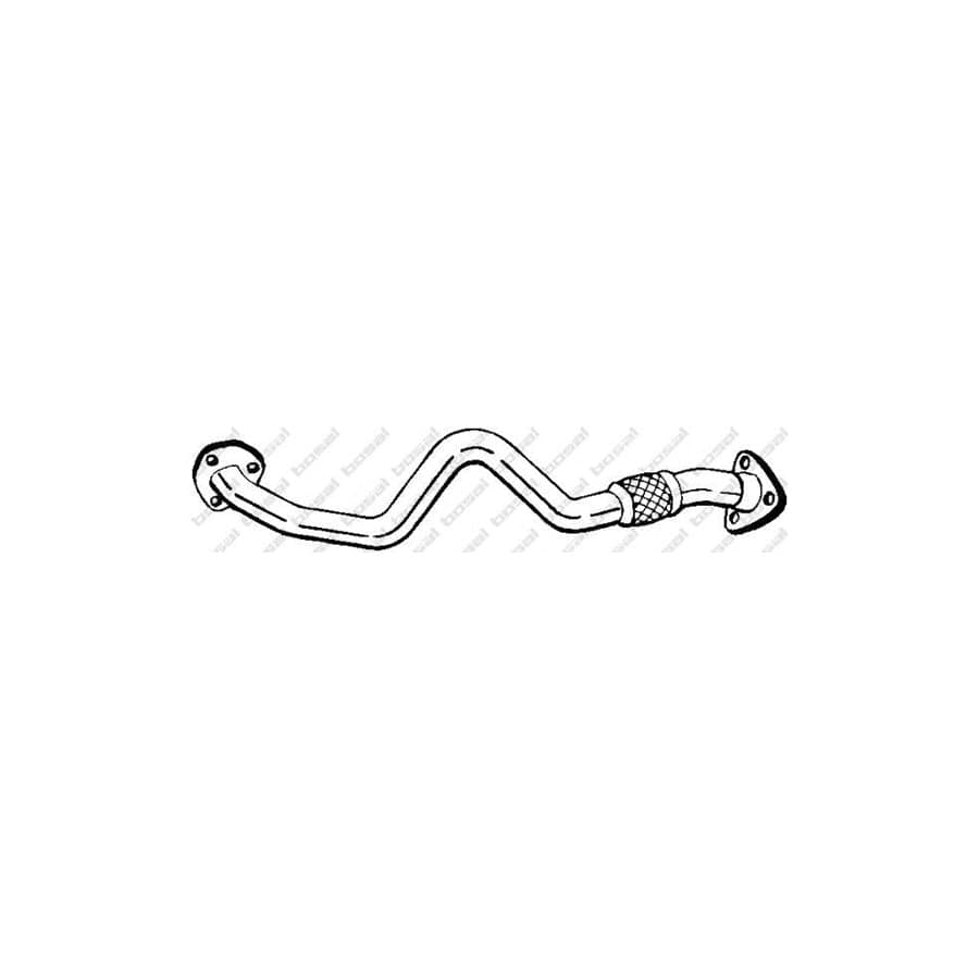 Bosal 802-457 Exhaust Pipe For Fiat Marea