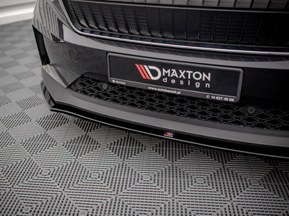 Maxton Design Skoda Enyaq IV (2020-) Front Splitter V.1