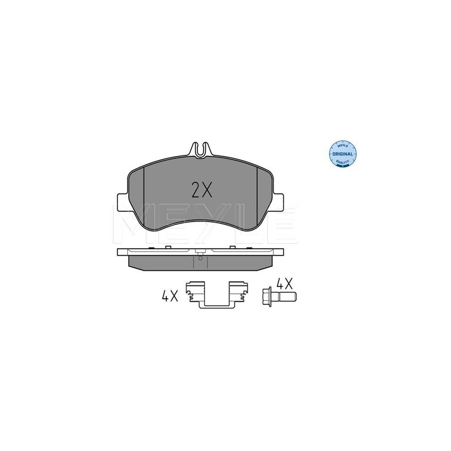 Meyle 025 248 6720 Brake Pad Set