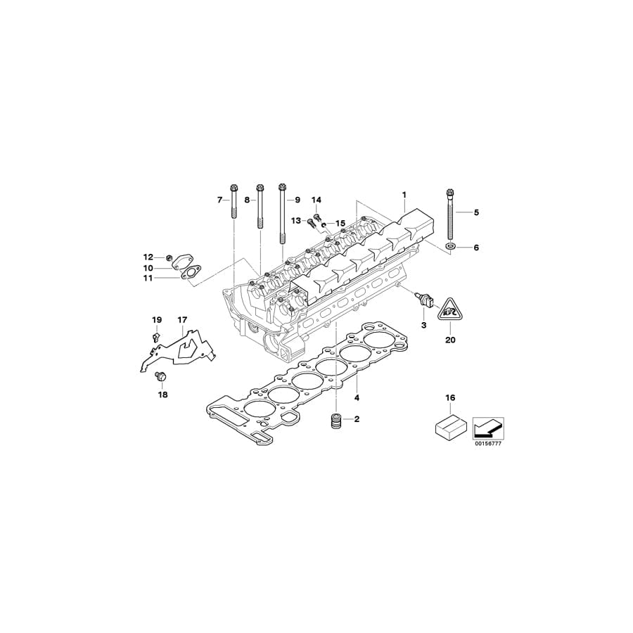 Genuine BMW 11121436821 E36 E46 E39 Gasket Set Cylinder Head Asbestos Free (Inc. 320Ci, Z3 2.0 & 320i) | ML Performance UK Car Parts