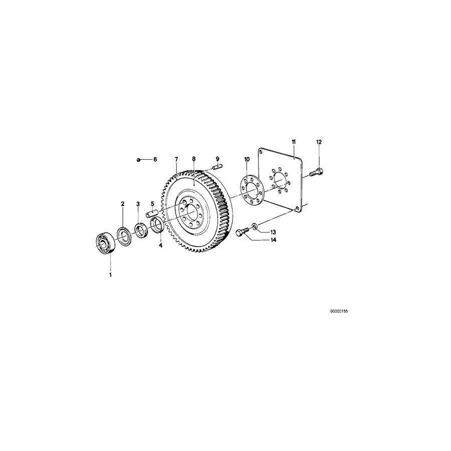 Genuine BMW 11221280289 Flywheel M12+S14/5 (Inc. E30 M3 Gr.A/DTM) | ML Performance UK Car Parts