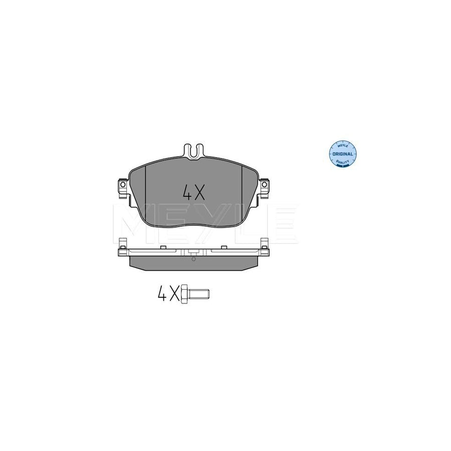 Meyle 025 248 6919 Brake Pad Set