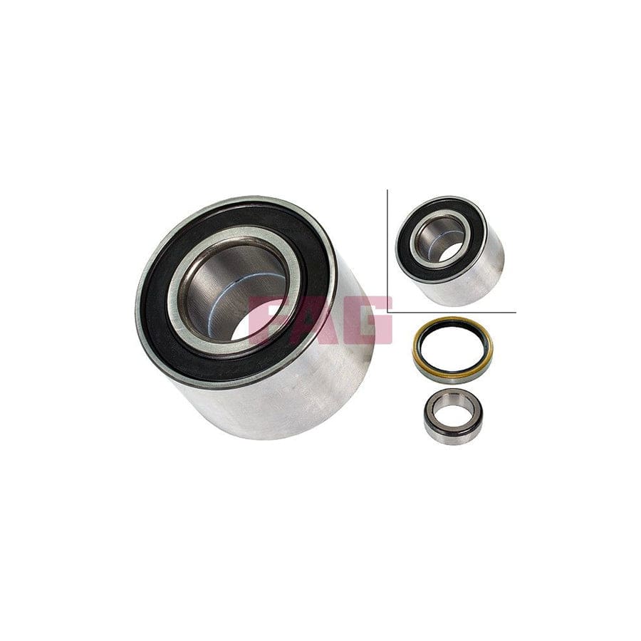 FAG 713 6185 90 Wheel Bearing Kit For Toyota Corolla V Coupe (E80)