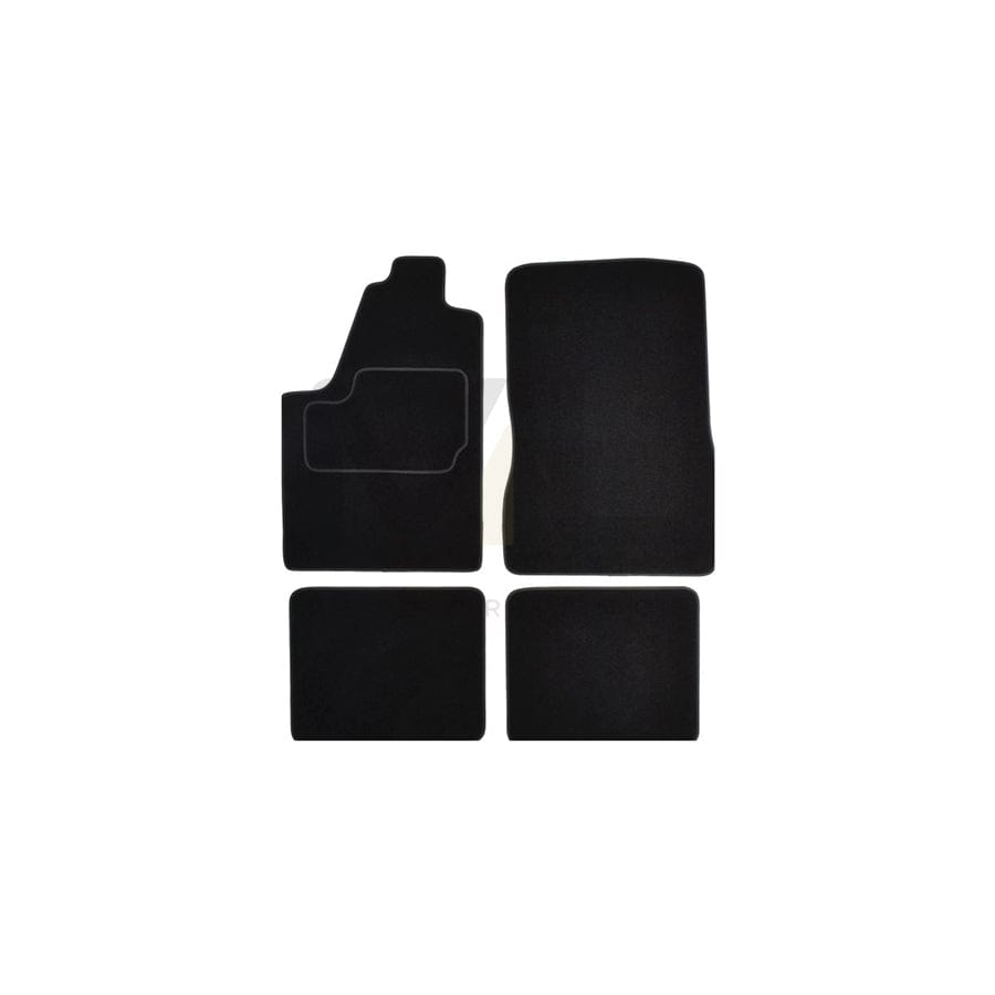 MAMMOOTH A041 CIT20 PRM 01 Floor mat set for CITROﾃ起 Berlingo / Berlingo First I (MF, GJK, GFK) Textile, Front and Rear, Quantity: 4, Black | ML Performance Car Parts