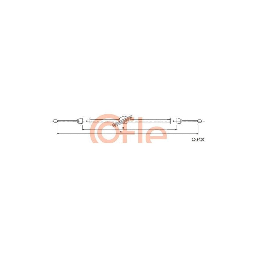 Cofle 92.10.9450 Hand Brake Cable