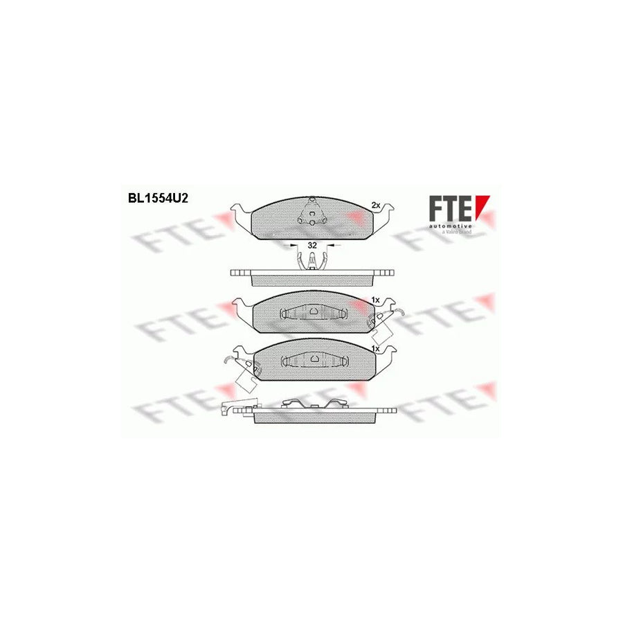 Fte 9011063 Brake Pad Set | ML Performance UK Car Parts