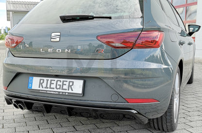 Rieger 00088210 SEAT Leon KL Rear Diffuser - Glossy Black – ML