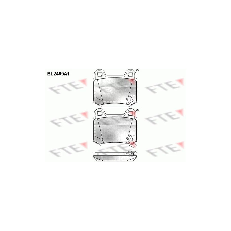 Fte BL2469A1 Brake Pad Set | ML Performance UK Car Parts