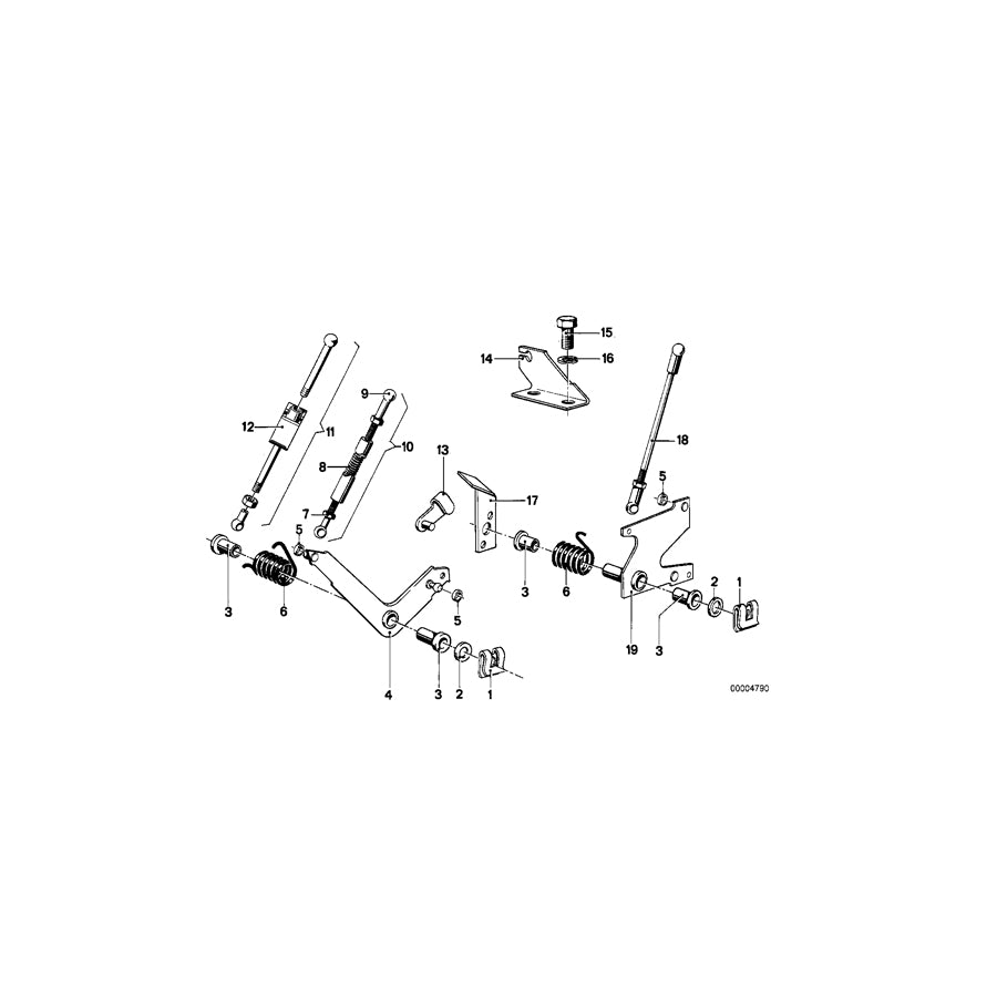 Genuine BMW 35411118378 E23 E12 E24 Pull Rod (Inc. 633CSi, 733i & 528i) | ML Performance UK Car Parts