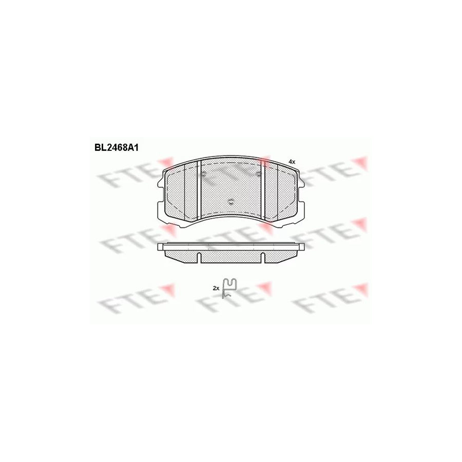 Fte BL2468A1 Brake Pad Set | ML Performance UK Car Parts