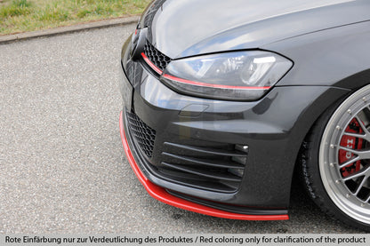 Rieger 00059570 VW Mk7 Golf Front Splitter (GTI & GTD) 5 | ML Performance UK Car Parts