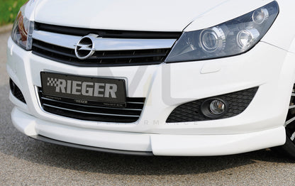 Rieger 00051277 Opel Astra H Front Splitter 1 | ML Performance UK Car Parts