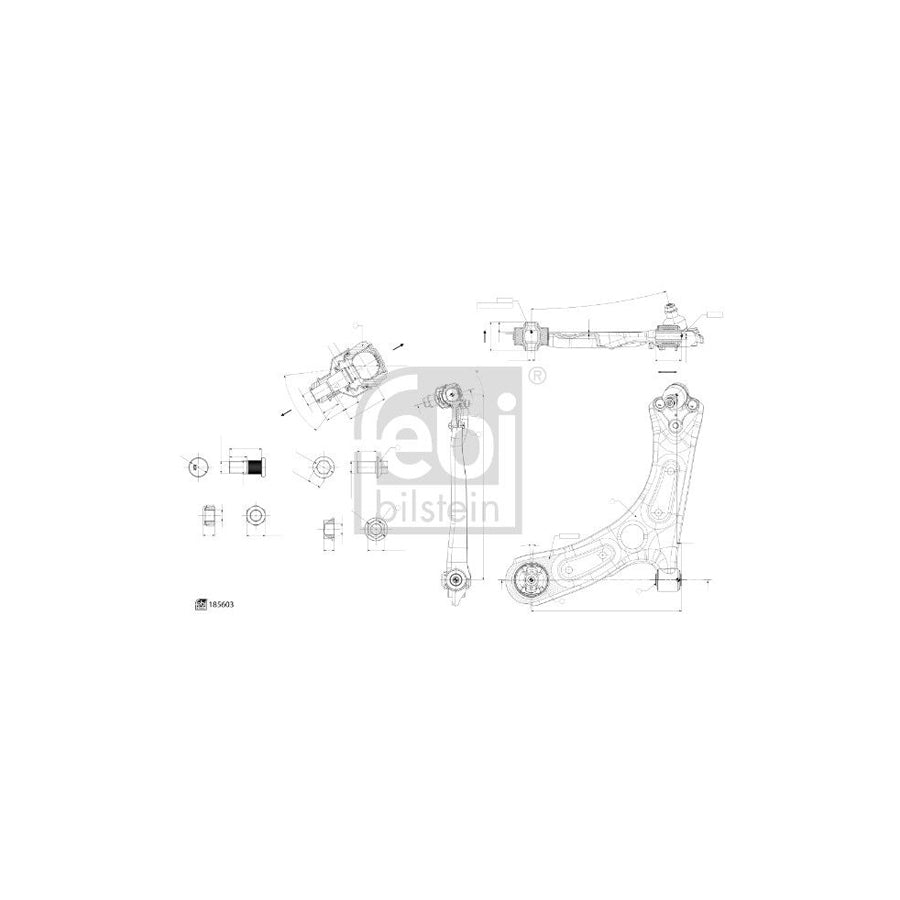 Febi Bilstein 185603 Suspension Arm