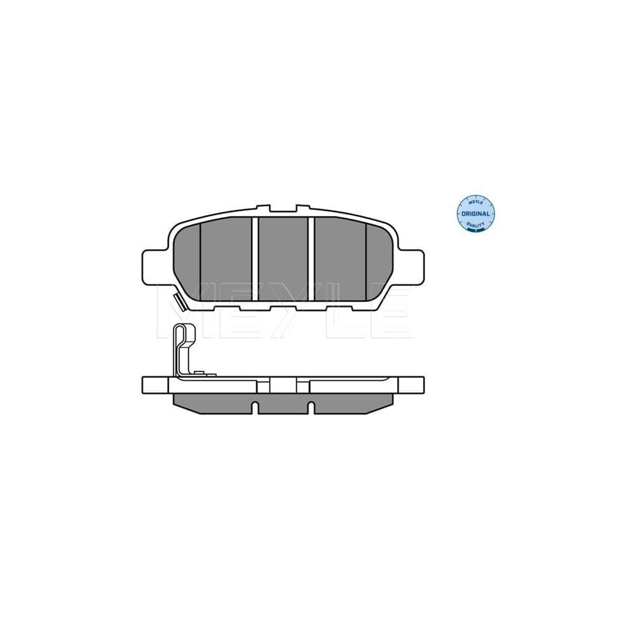 Meyle 025 248 7113/W Brake Pad Set