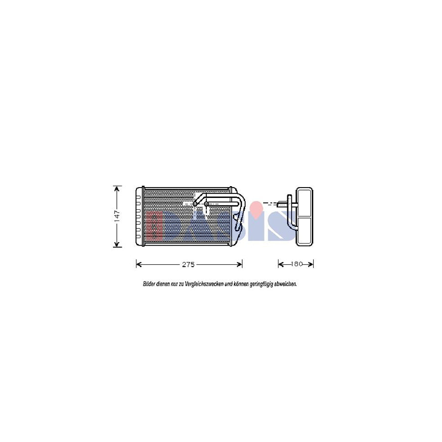 AKS Dasis 379110N Heater Matrix For Rover 600 (Rh) | ML Performance UK