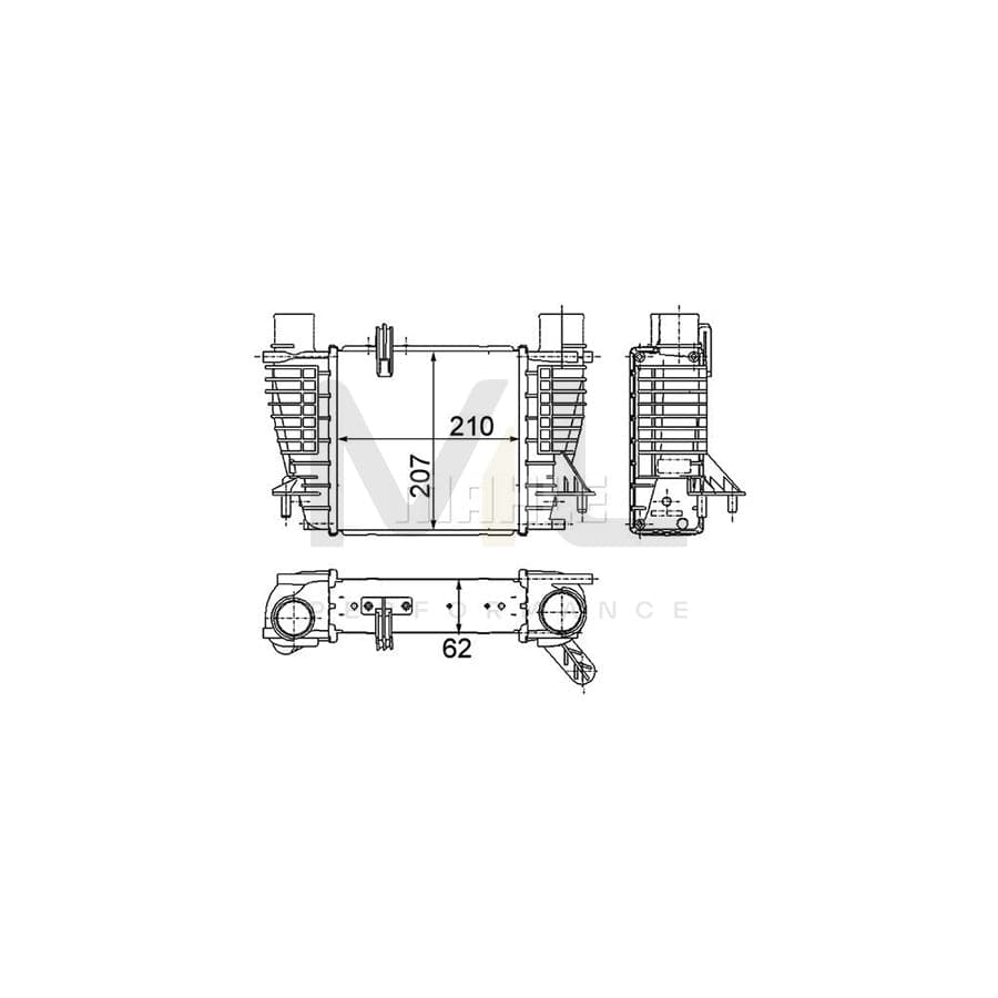 MAHLE ORIGINAL CI 264 000P Intercooler | ML Performance Car Parts