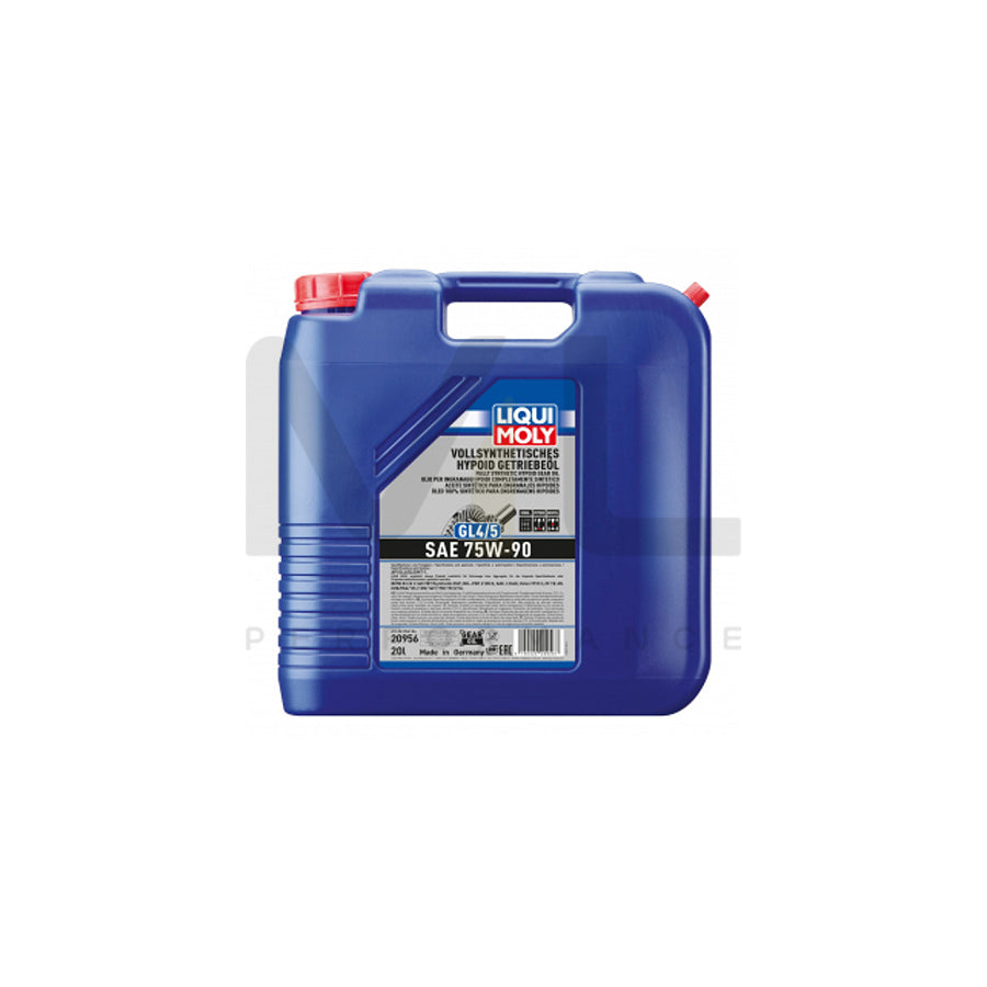 Liqui Moly Fully Synthetic Hypoid Gear Oil GL4/5 75W 90 20l