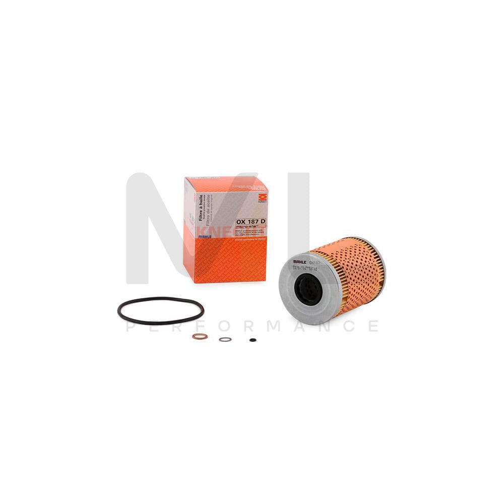 MAHLE ORIGINAL OX 187D Oil Filter Filter Insert | ML Performance Car Parts