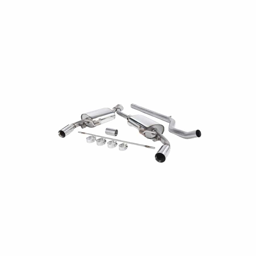 MillTek SSXRN407 Renault Clio Non-Resonated Cat-Back Exhaust