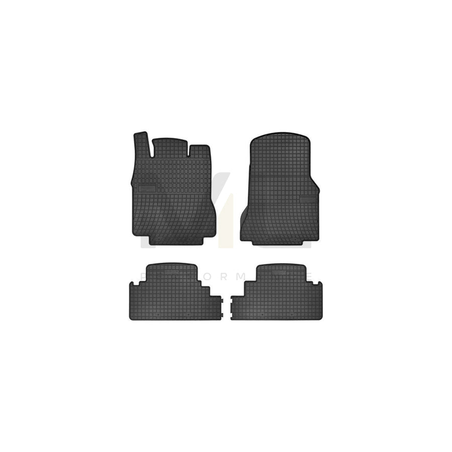 FROGUM Tailored 542834 Floor mat set suitable for MERCEDES-BENZ A-Class (W168) Elastomer, Front and Rear, Quantity: 4, Black | ML Performance Car Parts