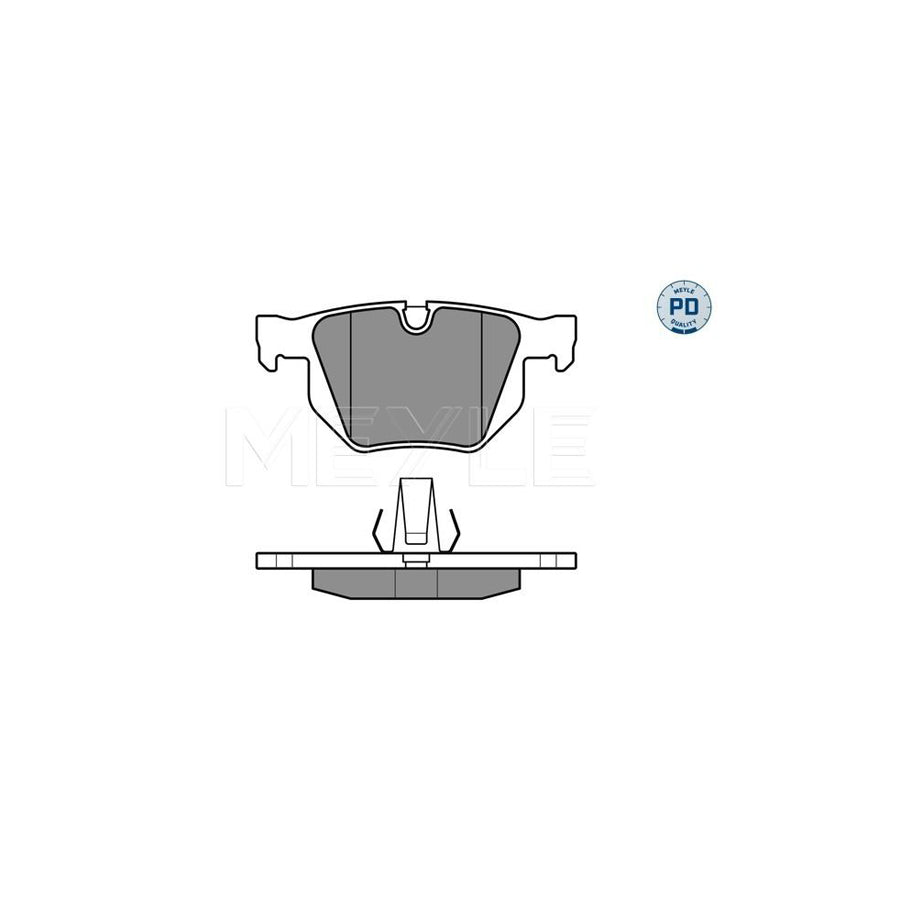 Meyle 025 212 8217/Pd Brake Pad Set