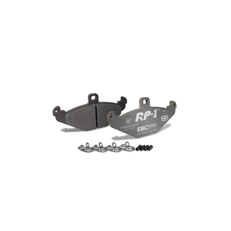 EBC DP8885/2RP1 Lotus Opel Tesla Vauxhall RP-1 Full Race Rear Brake Pads - Brembo Caliper 1 | ML Performance UK Car Parts